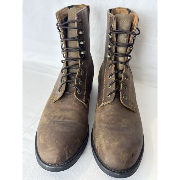 Ariat Women’s Heritage Lacer II Distressed Brown Western Boots Size 11B - Picture 6 of 15